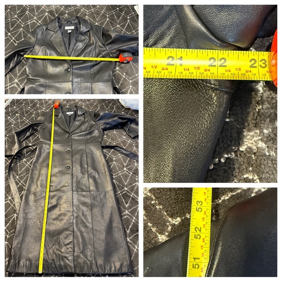 Leather Trench Coat - Picture 6 of 12